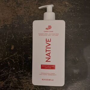 New NATIVE limited edition Candy Cane lotion 16.5 fl oz